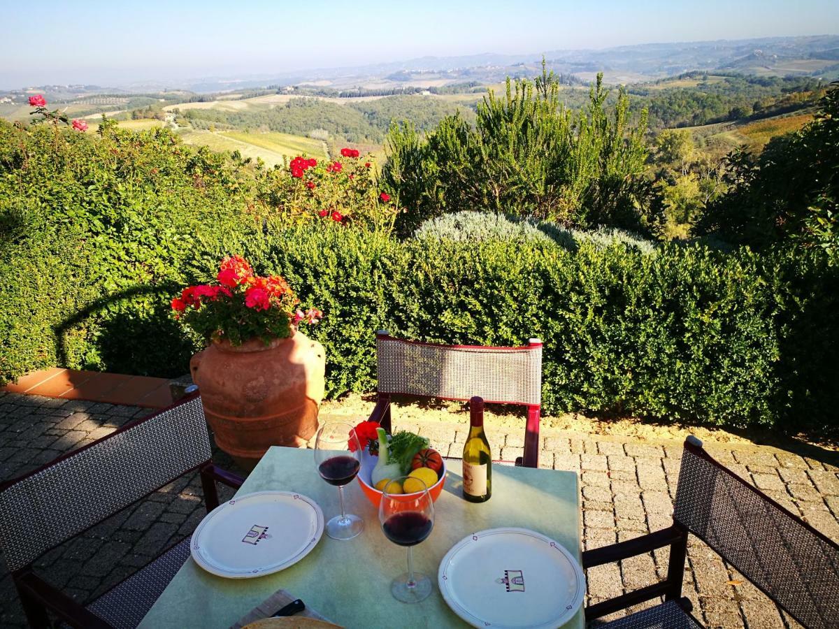 Castello Di Fulignano Soarzio Panoramic Apartment Сан Джиминяно Екстериор снимка